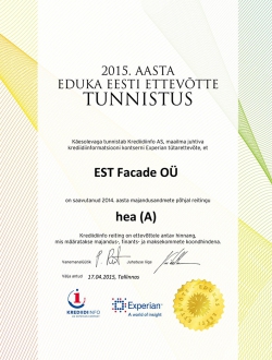 Edukas Eesti ettevõte 2015